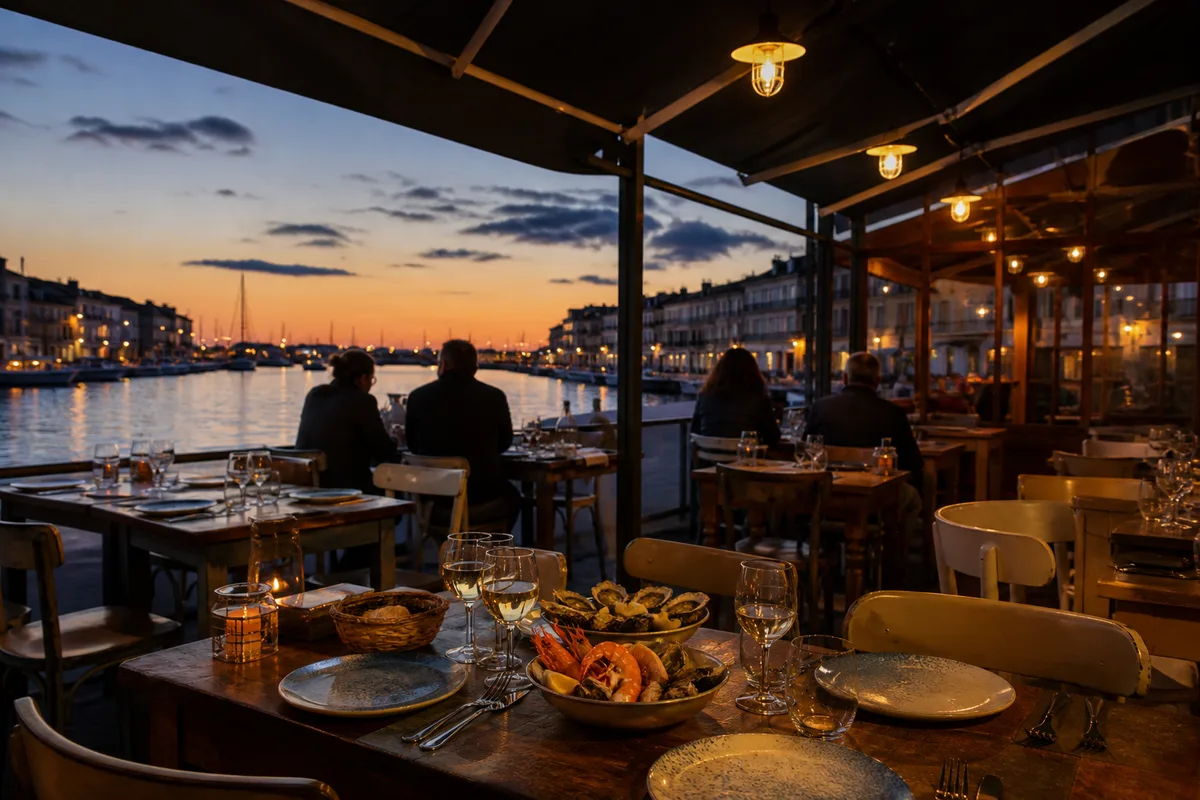 Manger à Sète un dimanche, ce qui reste ouvert et quand réserver